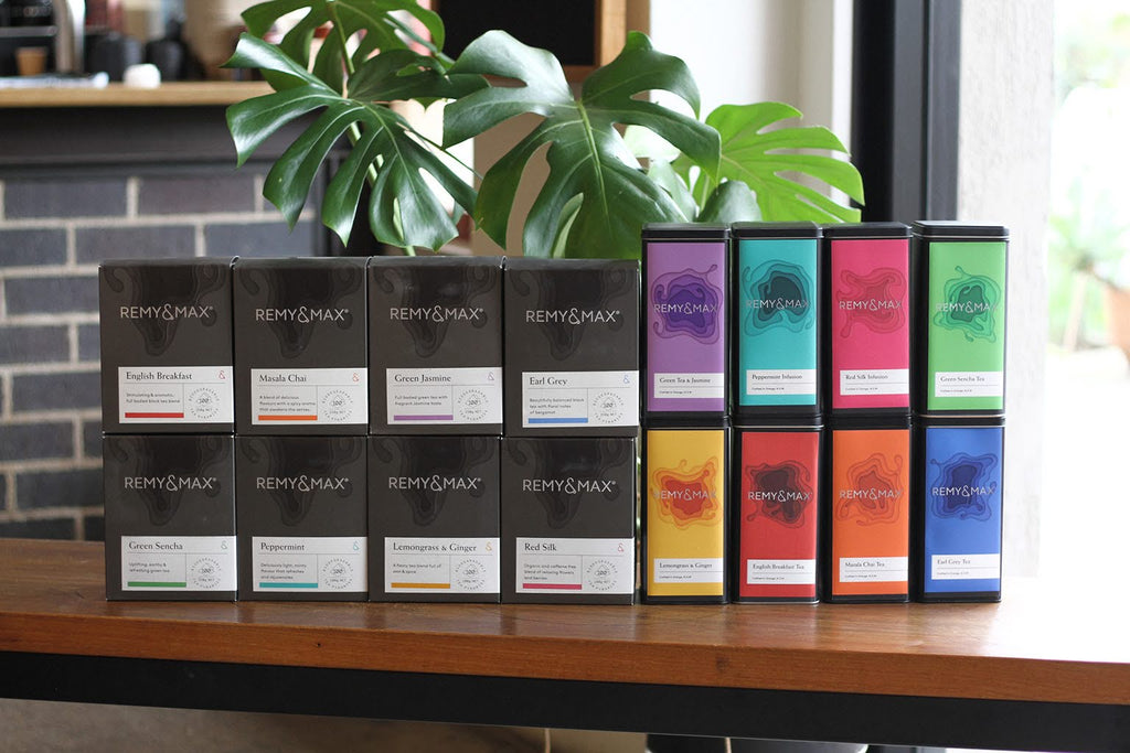 Remy & Max Tea - Starter Pack - Pyramid Tea Bags + Tins ©